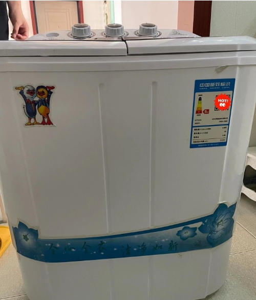 低价转让小鸭2.5公斤双缸小型半自动迷你洗衣机